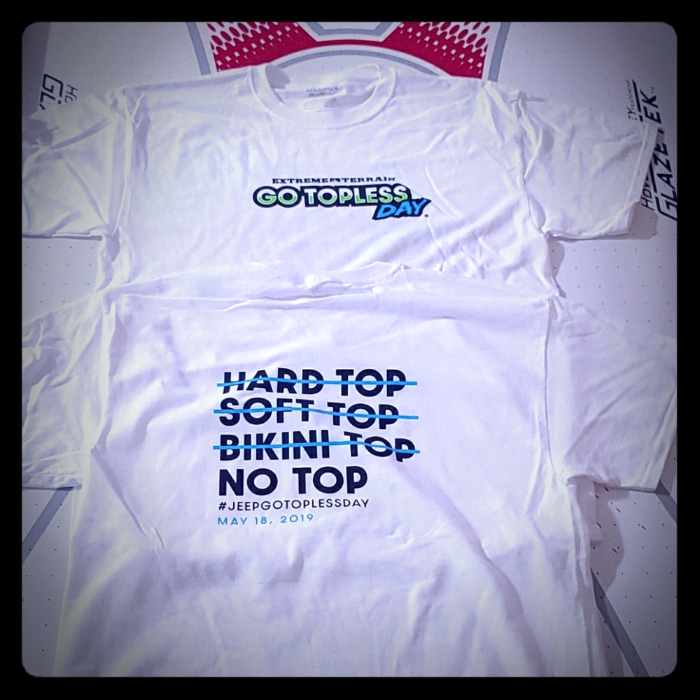 Jeep Go Topless T shirt NWTags